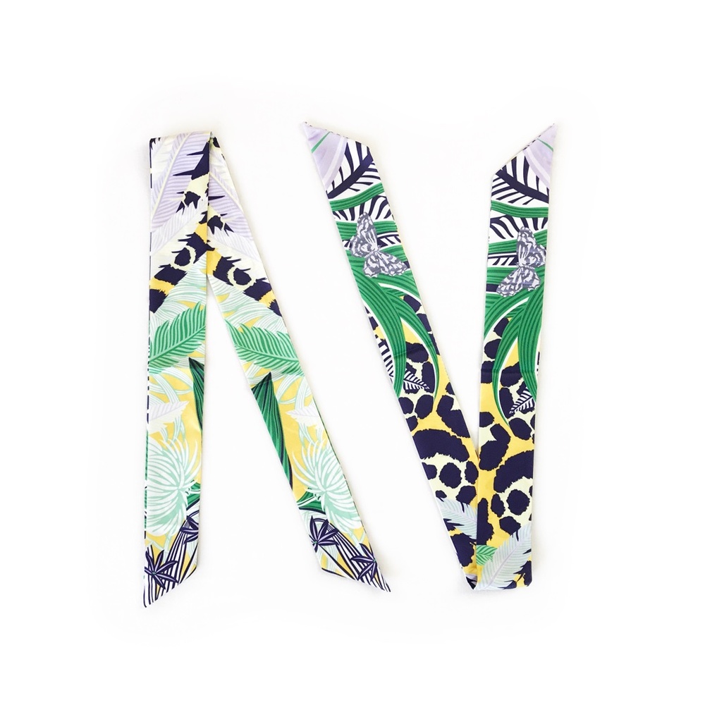 SOLD - 2 Twilly Scarves